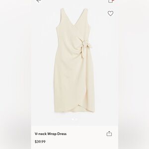 V Neck Wrap Dress H&M Size S BNWT